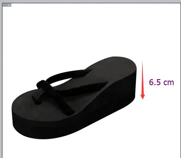 DIJIGIRLS/Босоножки на платформе; женская обувь на высоком каблуке; Zapatillas Chinelo; летние модные тапочки в полоску; Вьетнамки; Цвет Черный; Pantufa