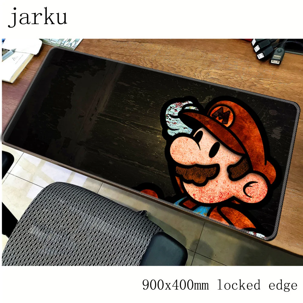 Mario Коврик для мыши геймер 900x400 мм notbook коврик для мыши гелевый большой игровой коврик для мыши подставка для запястья коврик для мыши PC стол padmouse аксессуары