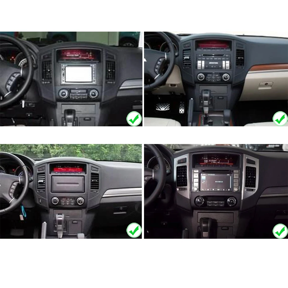 Android 9,0 DSP ips 4 ядра gps радио для MITSUBISHI PAJERO V97 V93 2006- мультимедийная навигация 4G модем слот без DVD плеера