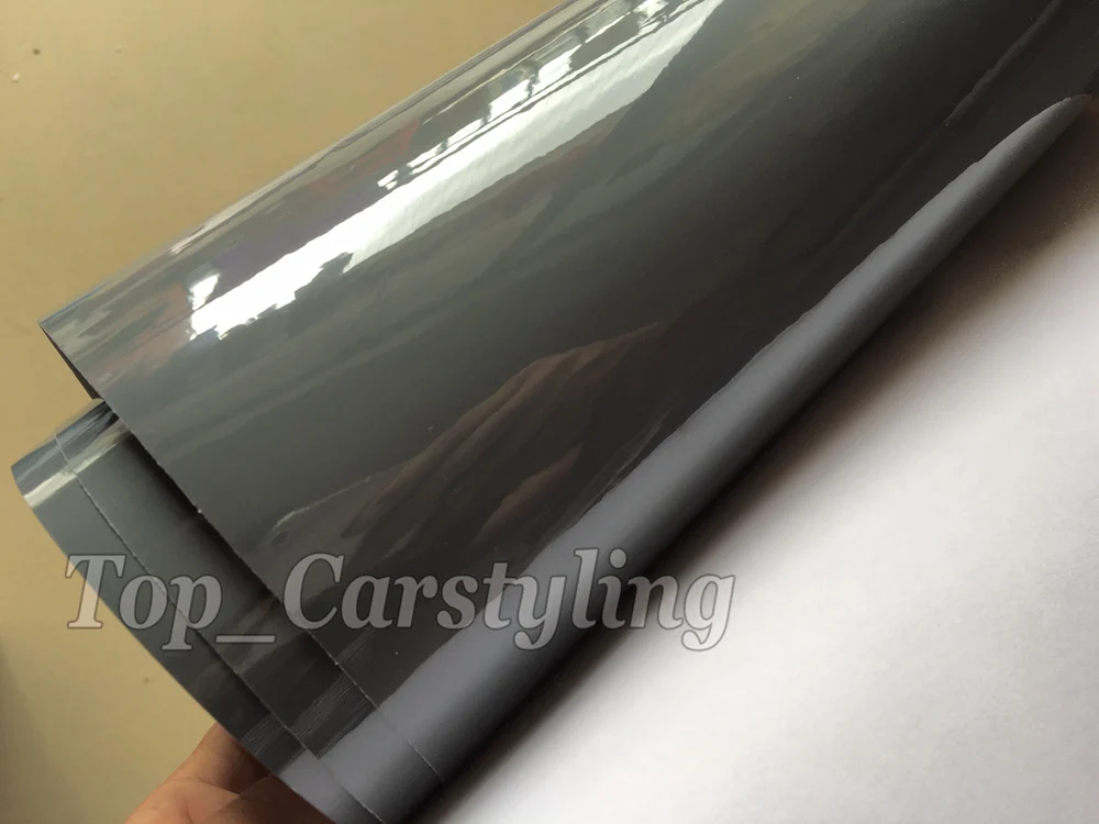 Серая глянцевая виниловая пленка Nardo с 3 слойным цементом серая автомобильная без