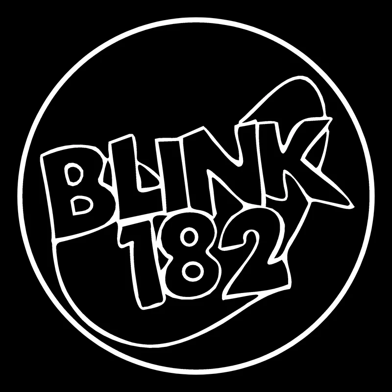 Стикеры для стайлинга автомобиля с текстом BLINK 182 модные в стиле панк рок