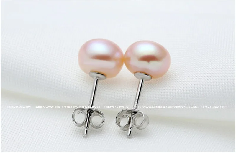 Прекрасный жемчуг ювелирные изделия кулон и серьги гвоздики 100% культивированный