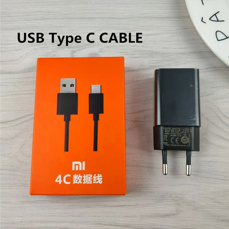 Оригинальное зарядное устройство Xiaomi Redmi 5 Note 4x a1 5S 5x 5a Max 2 mi5 mi5s 4c EU Usb адаптер для путешествий QC 2,0 кабель для быстрой зарядки телефона