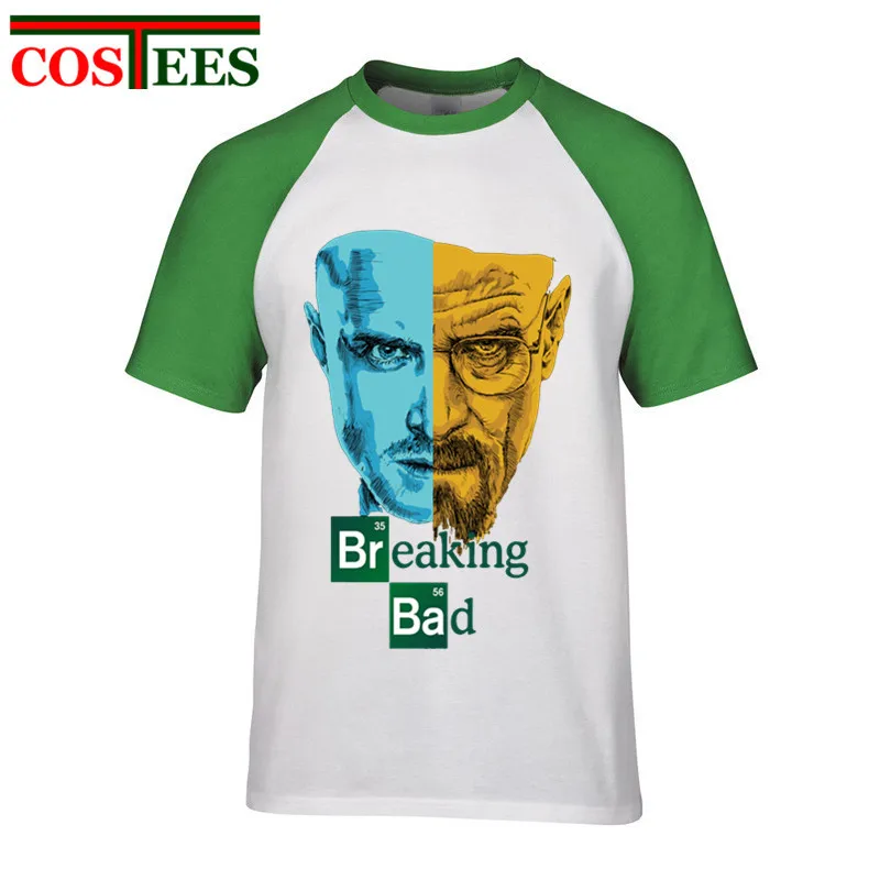 Camisetas Футболка &quotХАЙЗЕНБЕРГ&quot Новая мода Heisenberg мужская Breaking Bad Cool Мужская