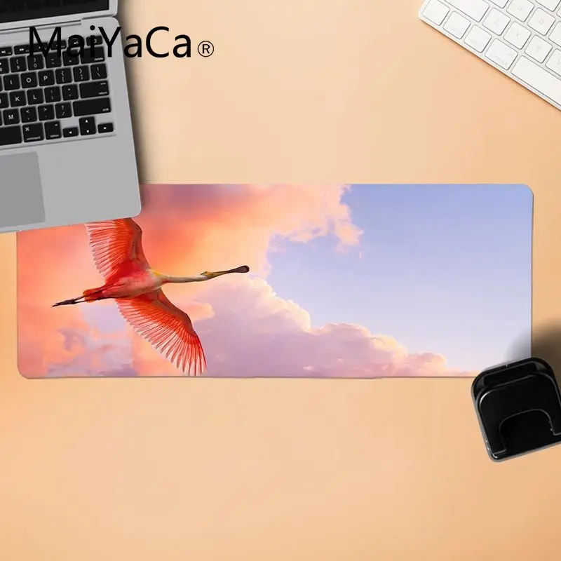 Игровой коврик для мыши MaiYaCa новый дизайн большой с изображением фламинго