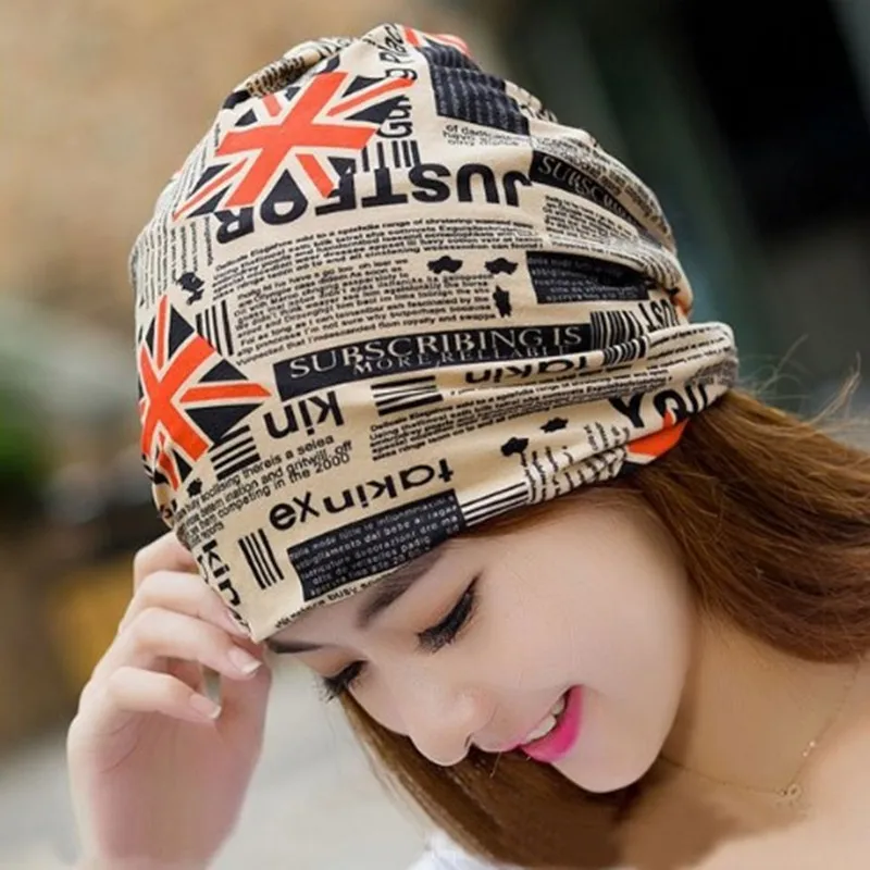 C чепчик капот Для женщин хип-хоп шапки и шарфа Повседневное письмо осень-зима