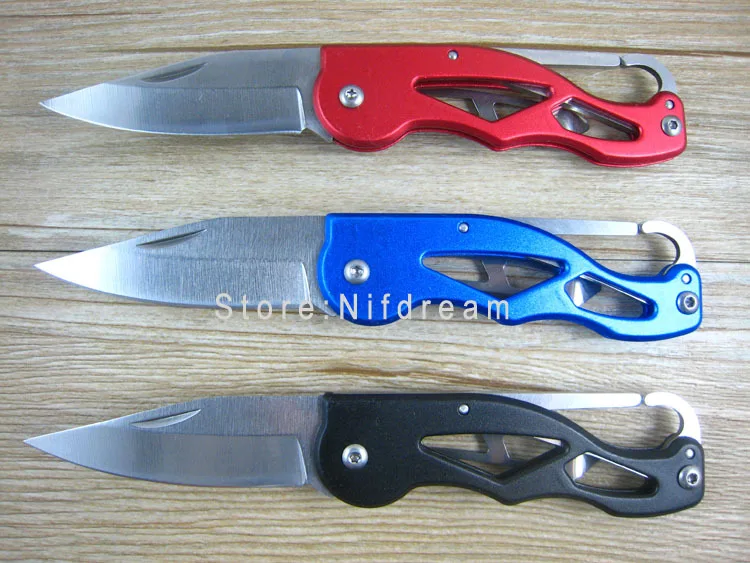 High Quality Survival Pocket Knife Small 440C Blade 58HRC Outdoor Hunting Folding knives Black Red Blue 3 Colors Option | Инструменты
