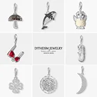 Подвески Кит, модные ювелирные изделия 2018 из серебра 925 пробы, трендовый подарок для женщин, мужчин, мальчиков и девочек, женский браслет