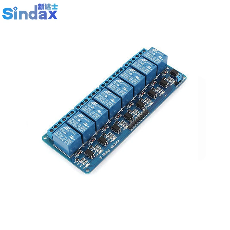 Sindax 2x8 канальный релейный модуль 5 в постоянного тока экранированный оптрон для
