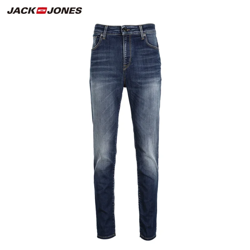 JackJones Для мужчин осенне-зимнее зауженное Стрейчевые узкие джинсы J | 218332501 Мужская