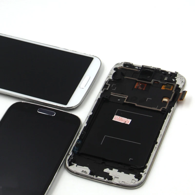 i9505 i9500 LCD For Samsung Galaxy S4 Screen with Touch Display Digitizer frame Assembly Mobile Phone White Dark Blue | Мобильные