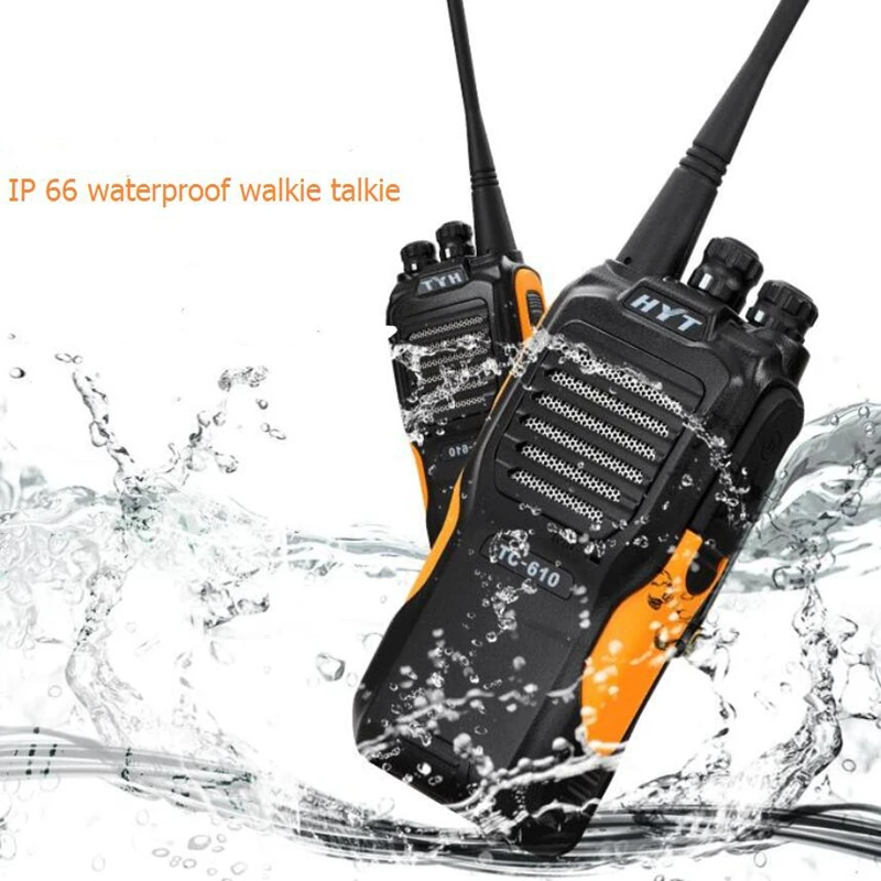 Ручка радио 16 канальный видеорегистратор 5 Вт Портативный HYT TC 610 136 174 МГц воды
