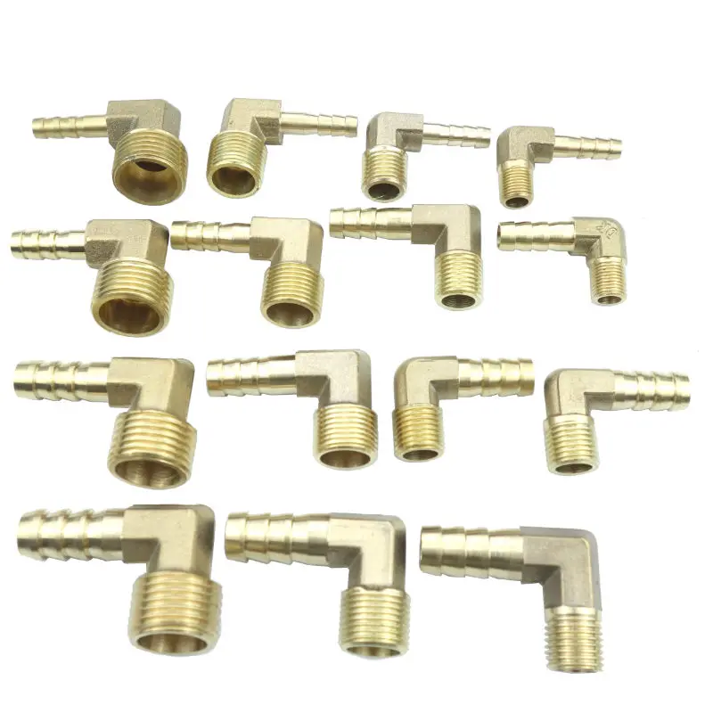 Латунный штуцер для шланга 6/8/10/12 мм 1/8 дюйма 1/4 3/8 1/2 дюйма|brass hose barb|hose barbelbow connector |