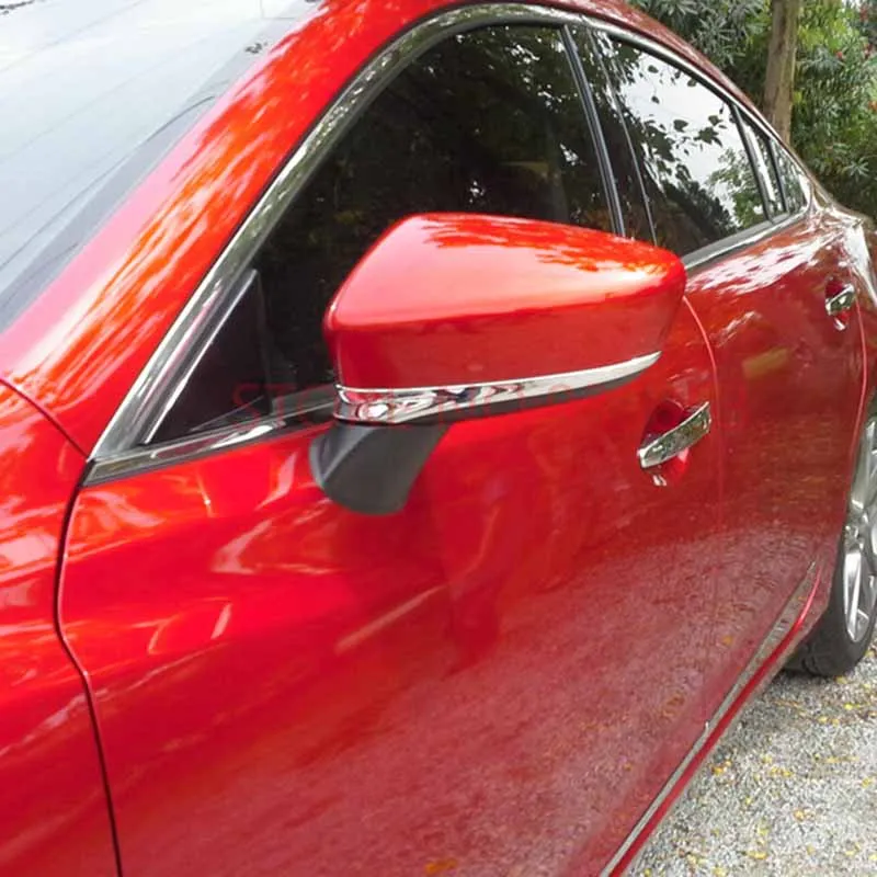 STYO автомобиль ABS хромированная крышка зеркала заднего вида отделка ободок для