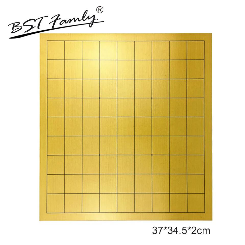 Japan Shogi Top grade Wooden Chessboard 37*34.5cm Hardness 2cm for International Sho-gi Chess Game Portable Gift BSTFAMLY JB02