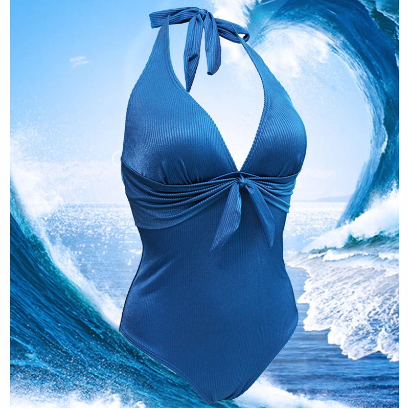 Монокини купальный костюм цельный летняя пляжная одежда женский для плавания