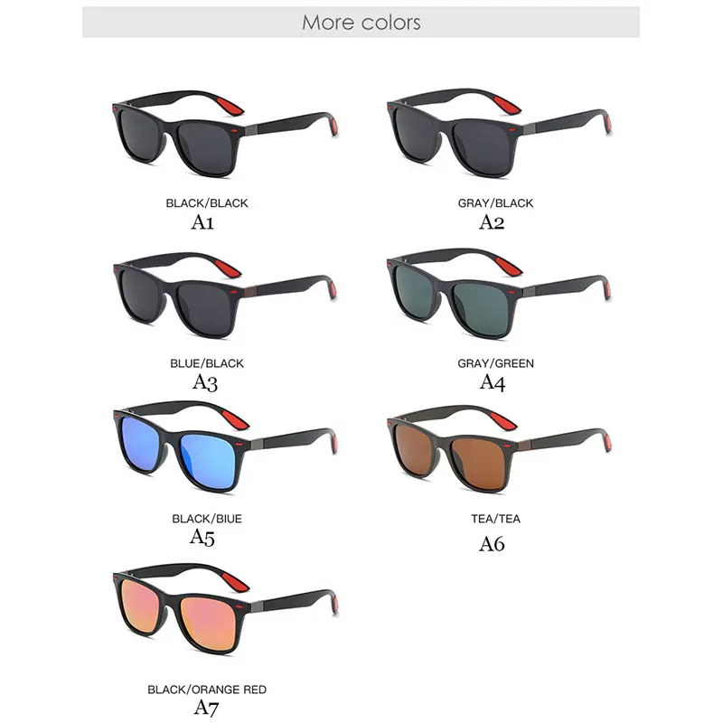 Classic Polarized Sunglasses For men women retro Brand Designer shoes High quality sunglasses driving square sunglasses|Мужские