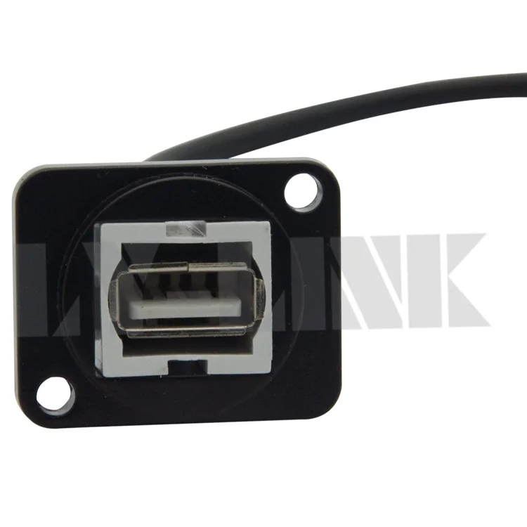 D Тип Металлический USB с задней стороной короткий кабель
