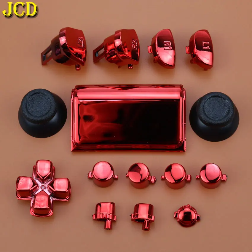 JCD покрытие ABXY триггер Кнопка Dpad L1 R1 L2 R2 направление ключ ж/аналоговый джойстик Крышка для sony PS4 Pro тонкий контроллер JDS-040