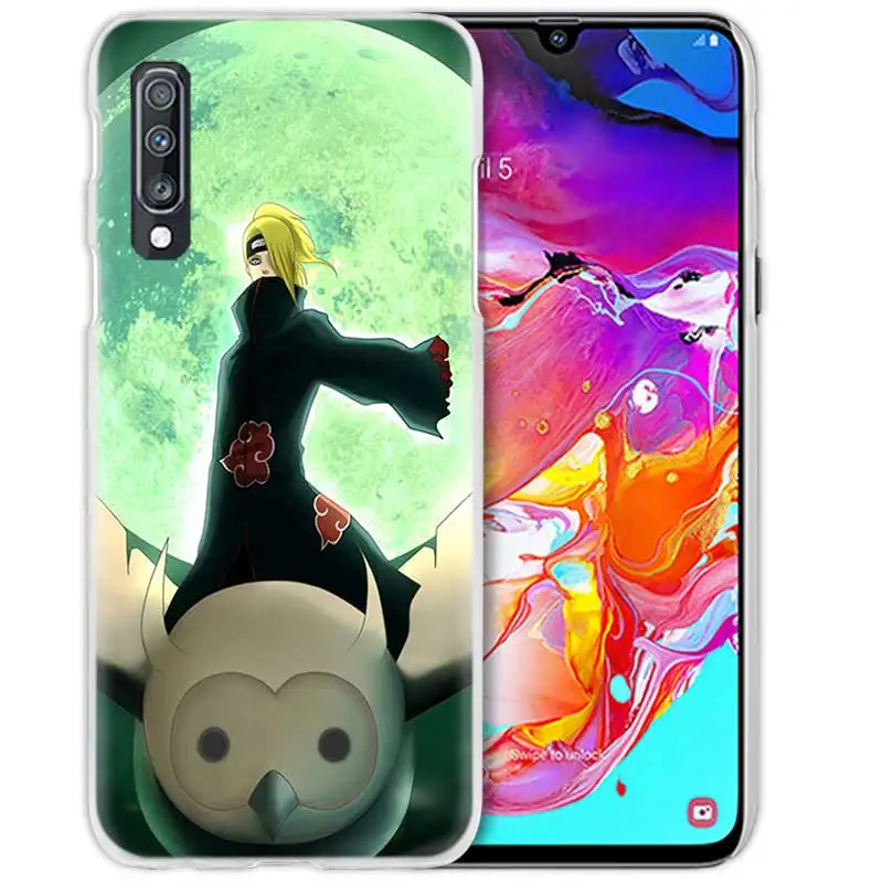 07 Героя аниме «Наруто Какаси из аниме «чехол для samsung Galaxy M40 A50 A80 A70 A60 A40 A30 A20e A10 J4 J6 плюс J8 S10e жесткий чехол с рисунком из аниме чехол для телефона - Цвет: 07