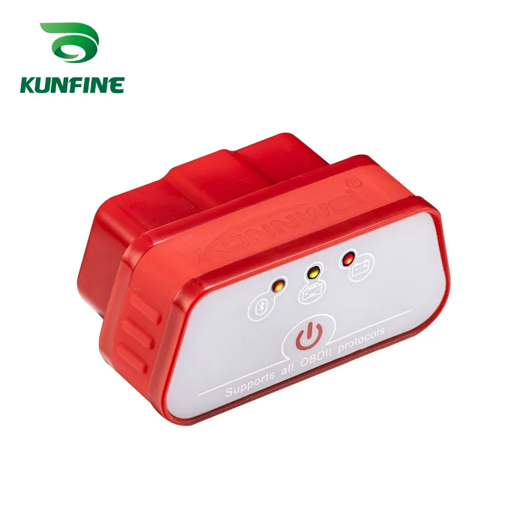 KW901 ELM327 Bluetooth 3 0 ODB2 II диагностический сканер кодов 5 видов цветов выбор для
