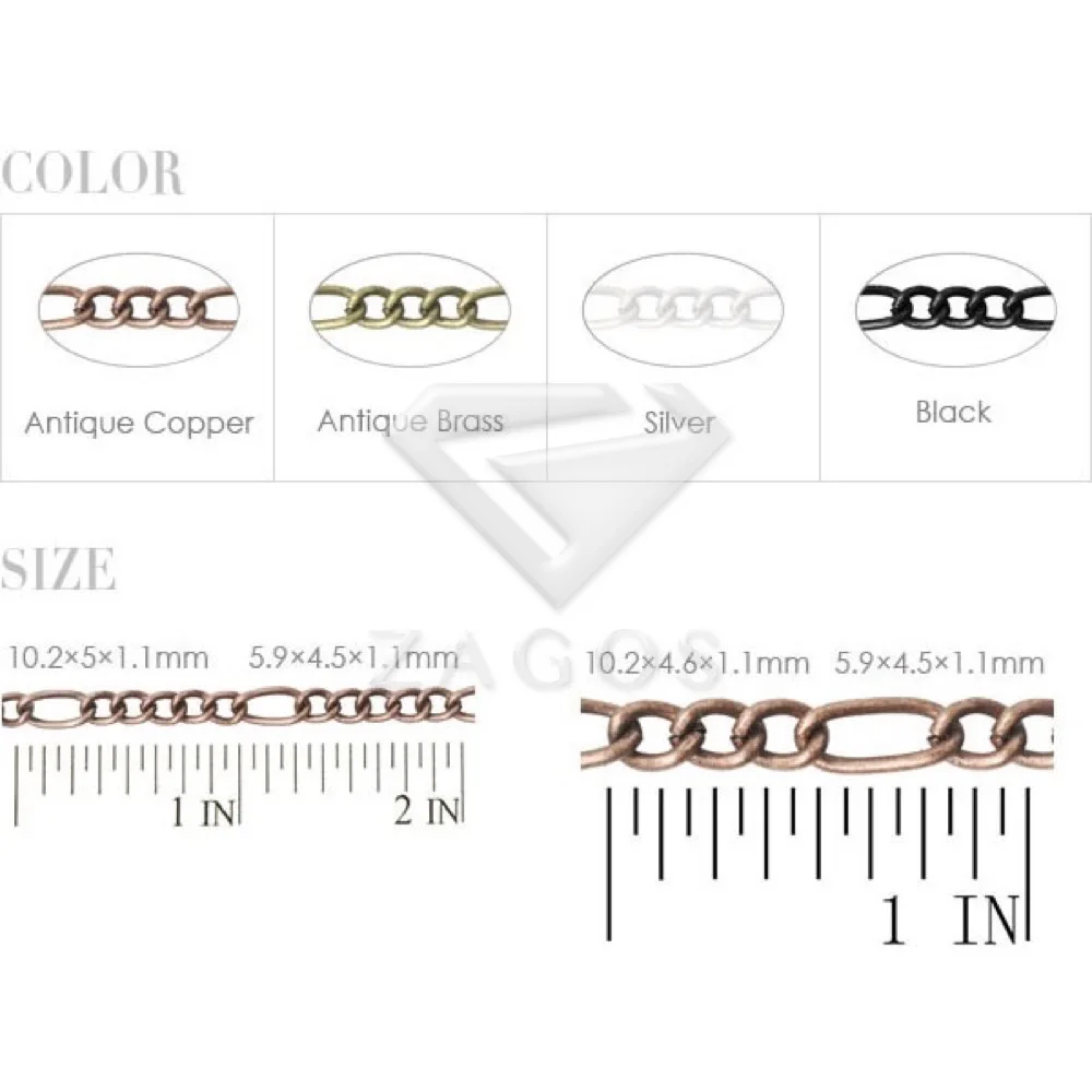 2 м железная Снаряженная Незаконченные цепочки ремесло ювелирное изделие сделай