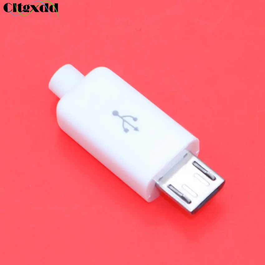 Cltgxdd 1 шт. 4 контактный разъем Micro USB для сварки типа папа 4P зарядки в комплект cova