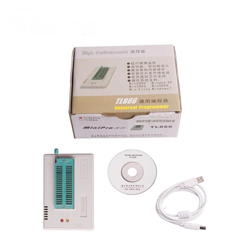 Лучшая Продажа высокоскоростной V6.0 MiniPro TL866CS Prgrammer USB Универсальный программист для ECU чип|car programmer|universal ecu