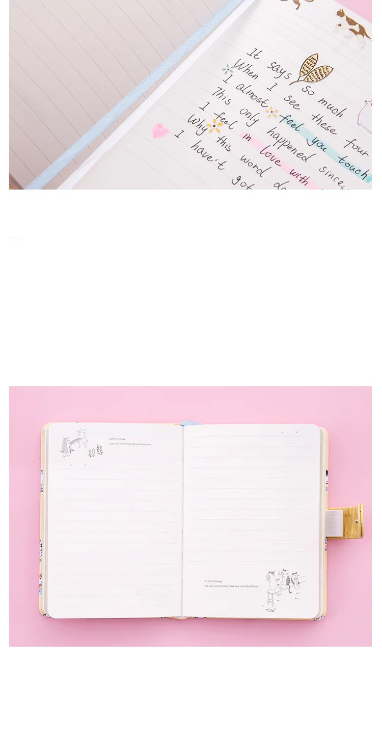 Kawaii блокнот рубанок bullet journal Еженедельный ежемесячный органайзер для подростков дневник Биндер программа расписание офисные школьные канцелярские принадлежности подарок