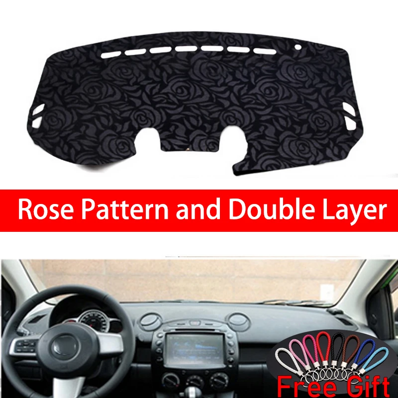 

Rose Pattern For mazda mazda 2 2007 2008 2009 2010 2011 2012 Car Stickers Car Decoration Car Accessories Interior Car Decals