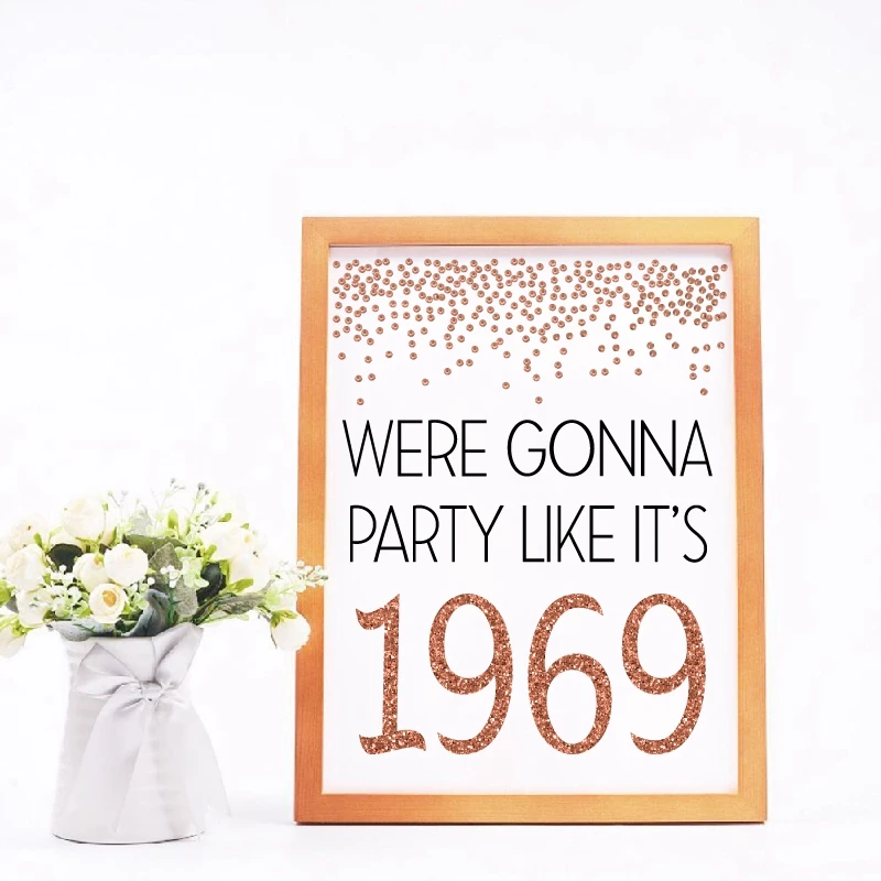 50th 60th подарок на день рождения ура до 50 лет вышивка ручная работа 70th 80th знак