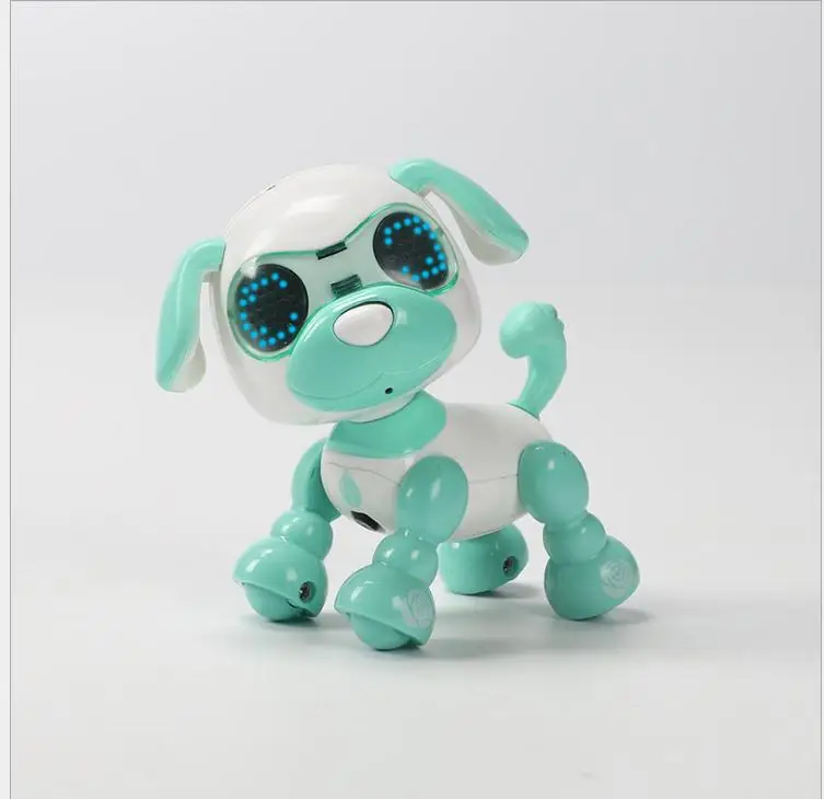 green no retail box Детский подарок на день рождения умная собака контроль звука собака ходьба движение может повторять ваши слова Дети Электронные Домашние собаки - Цвет: green no retail box