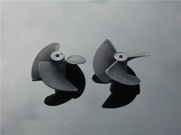 Лопатка для трехлистового пропеллера K394 отверстие 2 мм диаметр 40 черная модель