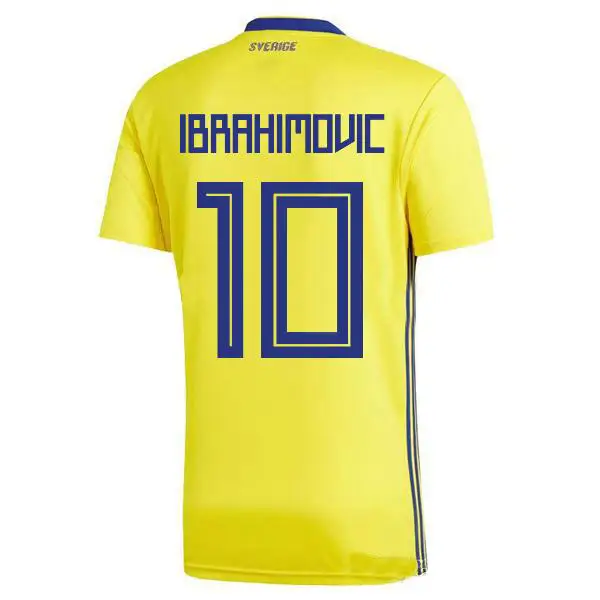 2018 World Cup Sweden Jersey Soccer Team National IBRAHIMOVIC KALLSTROM away Football shirt 17 18 TOP thai Quality | Мужская одежда