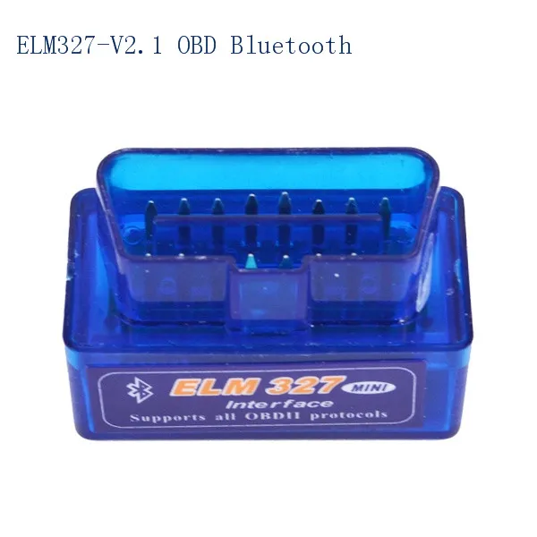 

V2.1 ELM 327 OBD2 Elm327 Bluetooth Adapter Cord Reader Scan Tool Elm-327 Car Diagnostic Scanner OBD 2 II Auto Diagnostic Tool