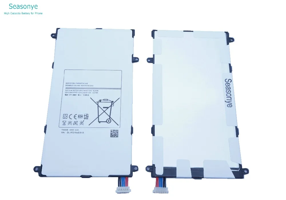 Seasonye 4800 мАч T4800E Tab запасная батарея для Samsung Galaxy Tablet Pro 8 4 дюймов &quotT320 T321 T325 SM T320 3