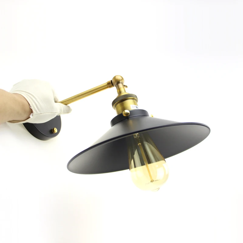 Американская винтажная настенная лампа комнатное освещение прикроватные лампы