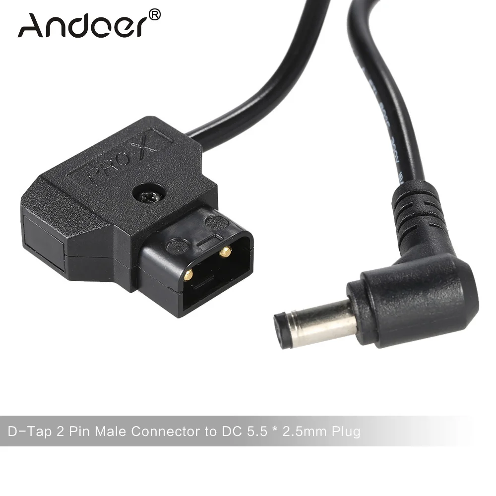 113 см в длину D Tap 2 контактный разъем для DC 5 5*2 мм шнур питания кабель BMCC BMPC DSLR Rig