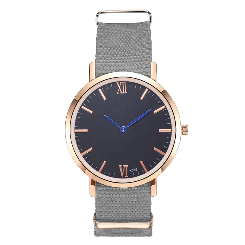 2018 Роскошные Брендовые мужские часы модные повседневные нейлоновые кварцевые