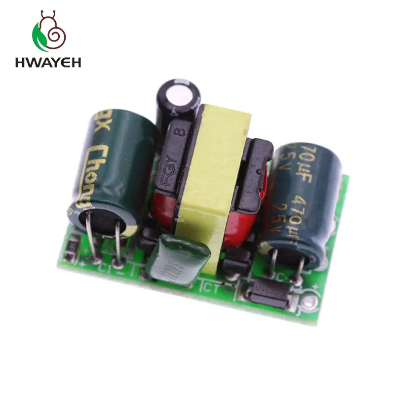 1 шт 12V 400mA AC DC изолированный Мощность понижающий преобразователь 220V в модуль 5V