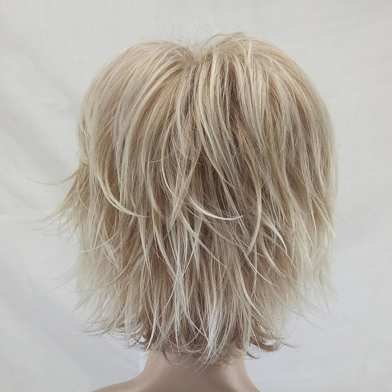 HAIRJOY синтетические волосы женские светлые Короткие слоистые вьющиеся парик 4 цвета доступны
