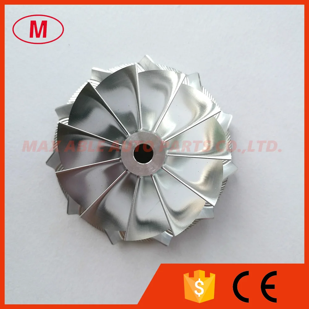GT15-25 720915-0004/737692-0002 обновления высокопроизводительный турбинный рабочее колесо компрессора 47,50/60,01 мм 11+ 0 лезвия для Q7