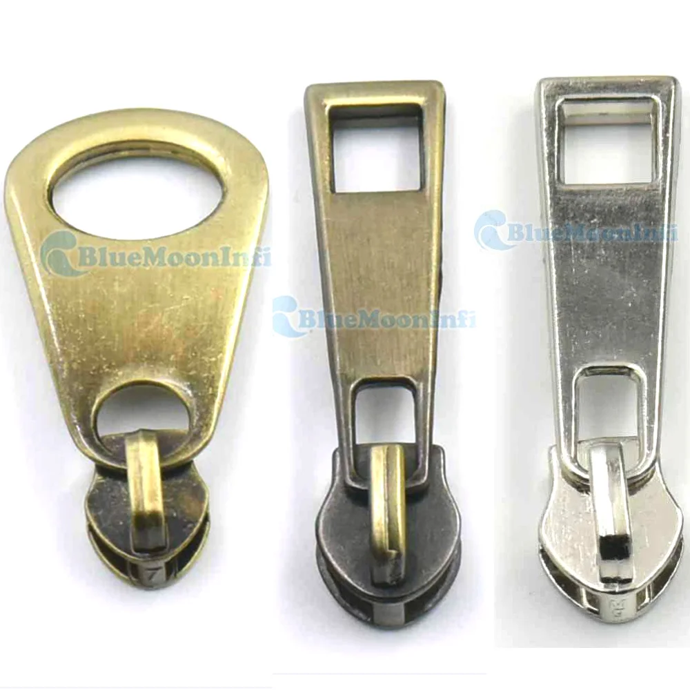 20 шт./лот #5 слайдер Потяните металлический на молнии литой для ремонта заменить