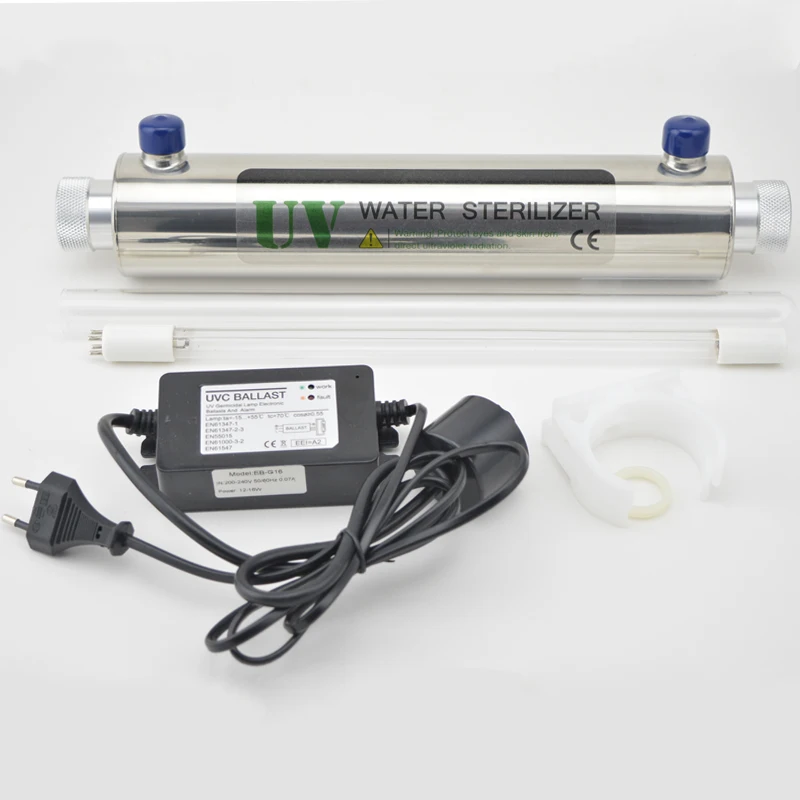 304 Из Нержавеющий Стальный УФ-Стерилизатор 16 Вт Очиститель Для Аппаратора