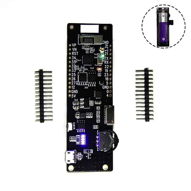 Горячая TTGO T-Cell WiFi Bluetooth модуль держатель батареи сиденье ESP32 SPI Flash 4 Мб Psram Micropython
