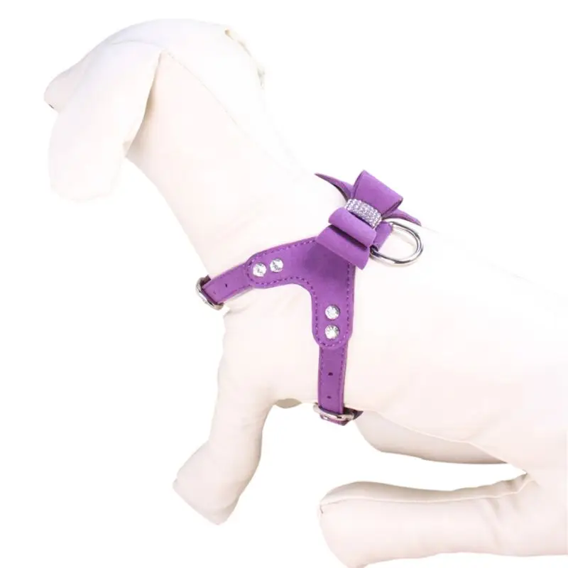 Платье с милой собачкой ремни нагрудный ремень для домашних животных Bow Kont дизайн