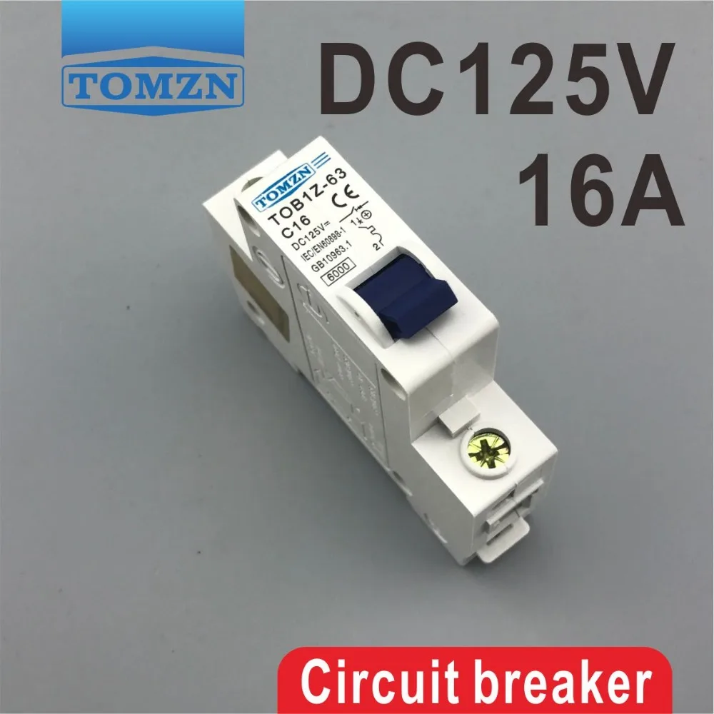 1P 16A DC 125V автоматический выключатель MCB C кривой | Обустройство дома