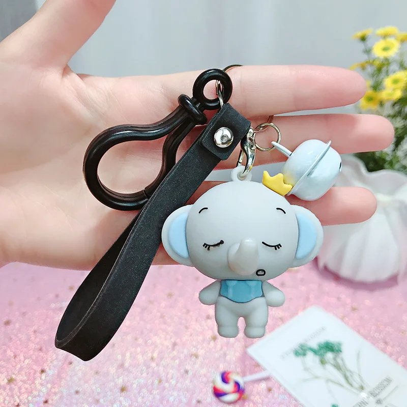 Брелок с подвеской из искусственной кожи и силикона для женского