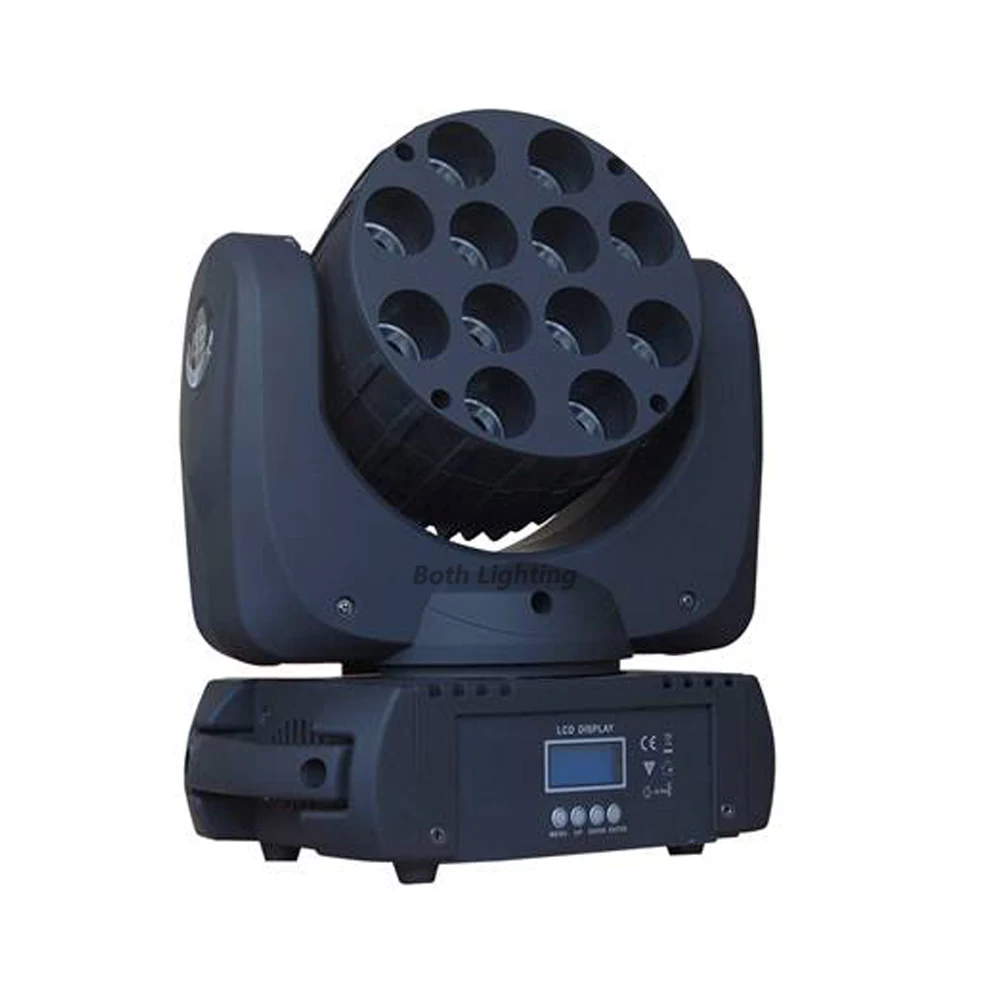 12*10 Вт RGBW 4in1 мыть led переносное потолочное освещение DMX512 головы луч в сценическое
