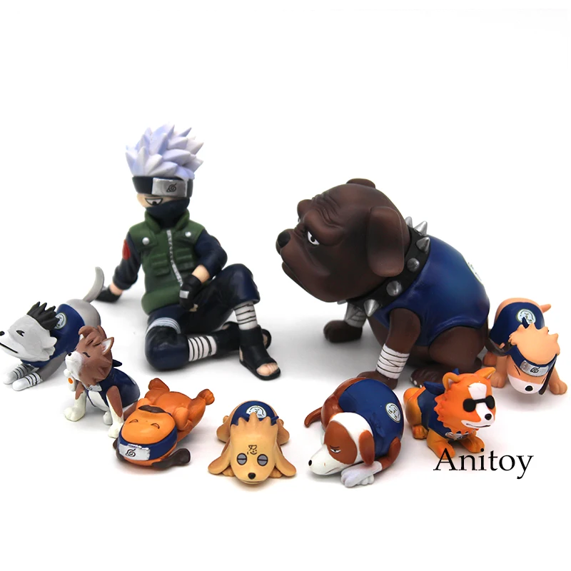 Shuukaku Naruto Shippuden kakahi Hatake Uchiha Sasuke Uzumaki Gaara Bijuu Kyubi Hokage Tobirama Фигурки игрушки модель куклы - Цвет: F In Bag